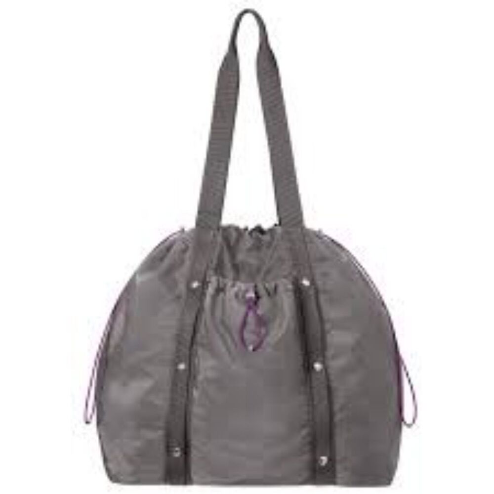 Baggallini Tempo Tote Lightweight Water-Resistant Nylon in Smoke